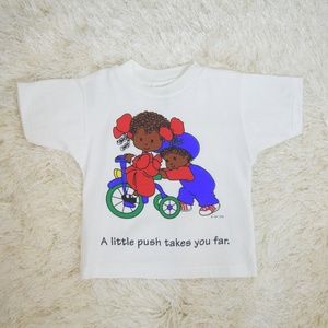 Cute Kids Graphic White T-Shirt (4 Girl)